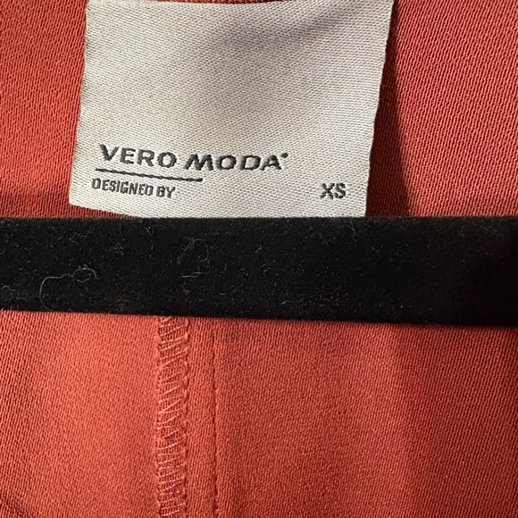 Vero Moda Terracotta Long Sleeve Jumpsuit - Picture 2 of 2